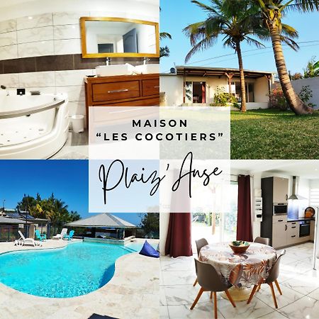 Maison Les Cocotiers De Plaiz'Anse Petite Île Eksteriør billede